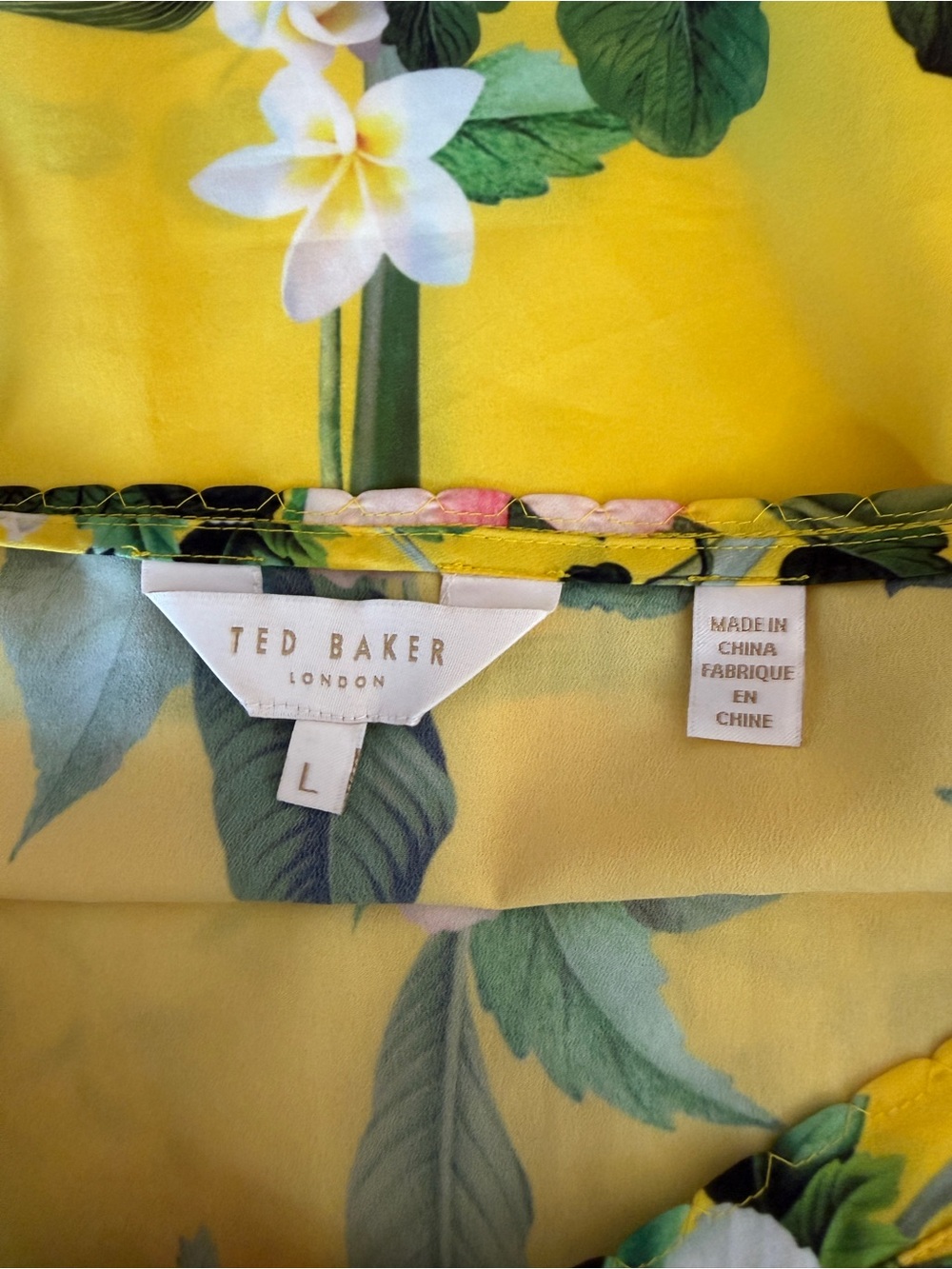 Ted Baker Yellow Floral Spaghetti-Strap Camisole - Picture 5 of 7